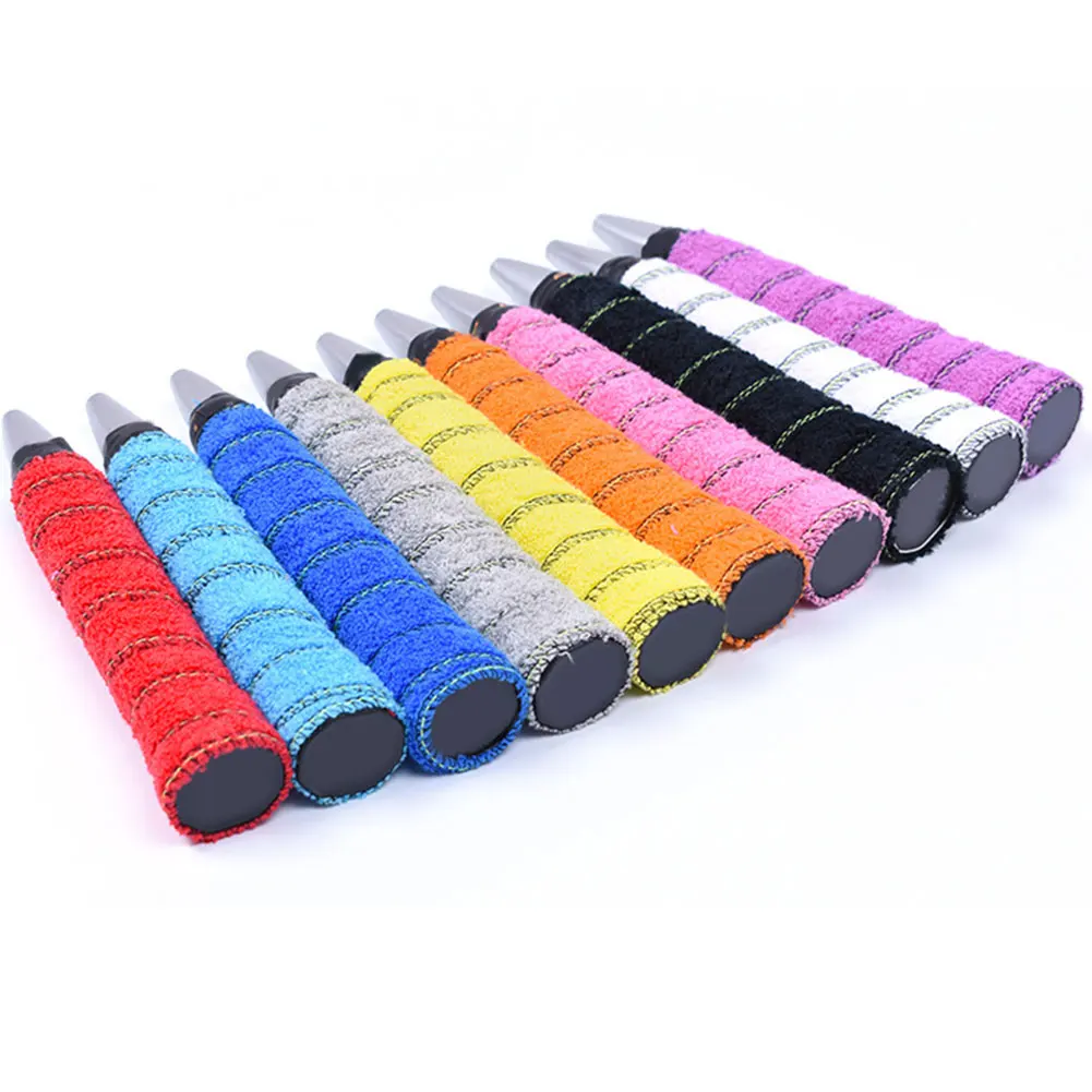 

Cotton Towel Glue Grip Badminton Tennis Racket Overgrips Anti-Slip Handle Grip Bands Tape Sweat Band YA88