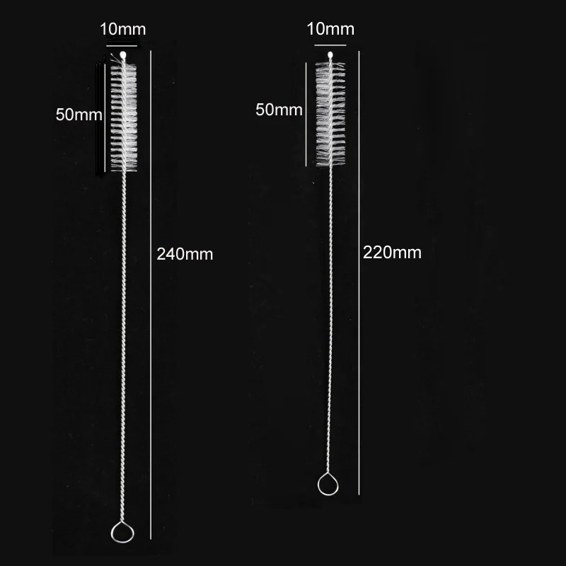100 шт Чистящая Щетка для металлической соломы E-co Содружественная многоразовая