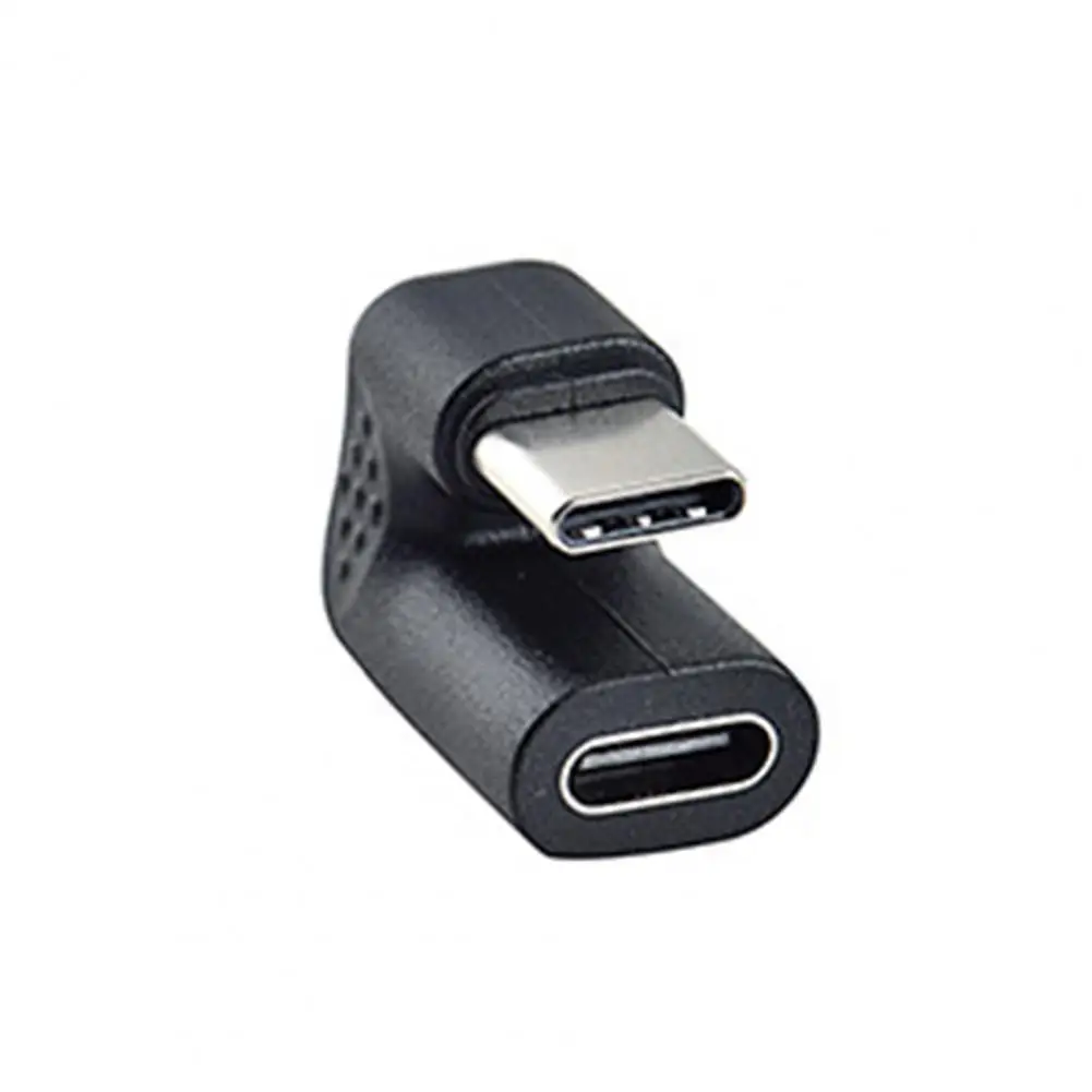 

1pc Type-C Adaptor Convenient Stable Transmission U-shaped Angled Type C Male-to-Female Tablet Phone Connector