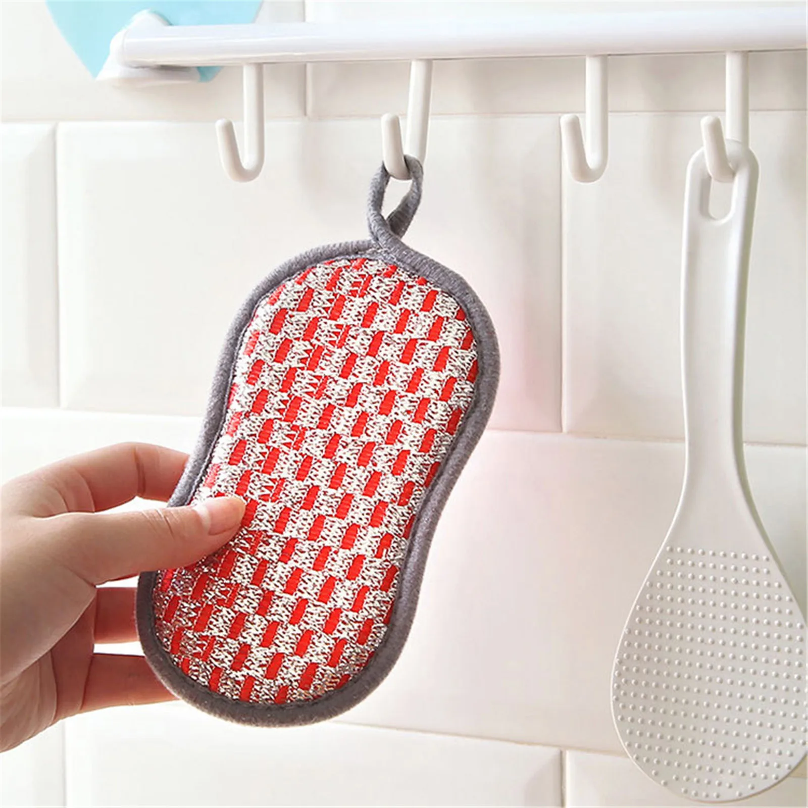 9 шт. Кухня салфетка для мытья посуды сильный с антипригарным покрытием масло