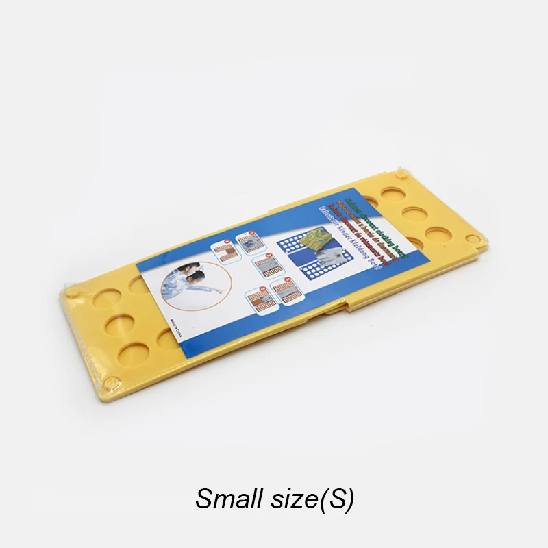1pc yellow S A639 Быстрая одежда складная доска качество для взрослых Волшебная Одежда Папка футболки джемпер одежда Бендер ребенок Прачечная футболка СИСТЕМА ОРГАНИЗАЦИИ - Цвет: 1pc yellow S A639