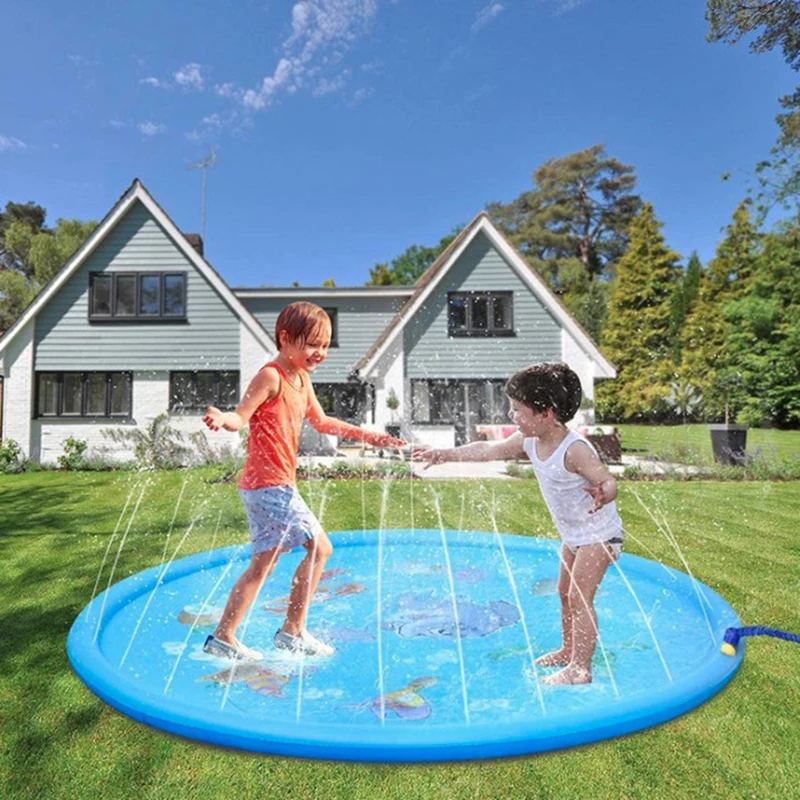 Открытый газон пляж море животные надувной водный спрей детский разбрызгиватель