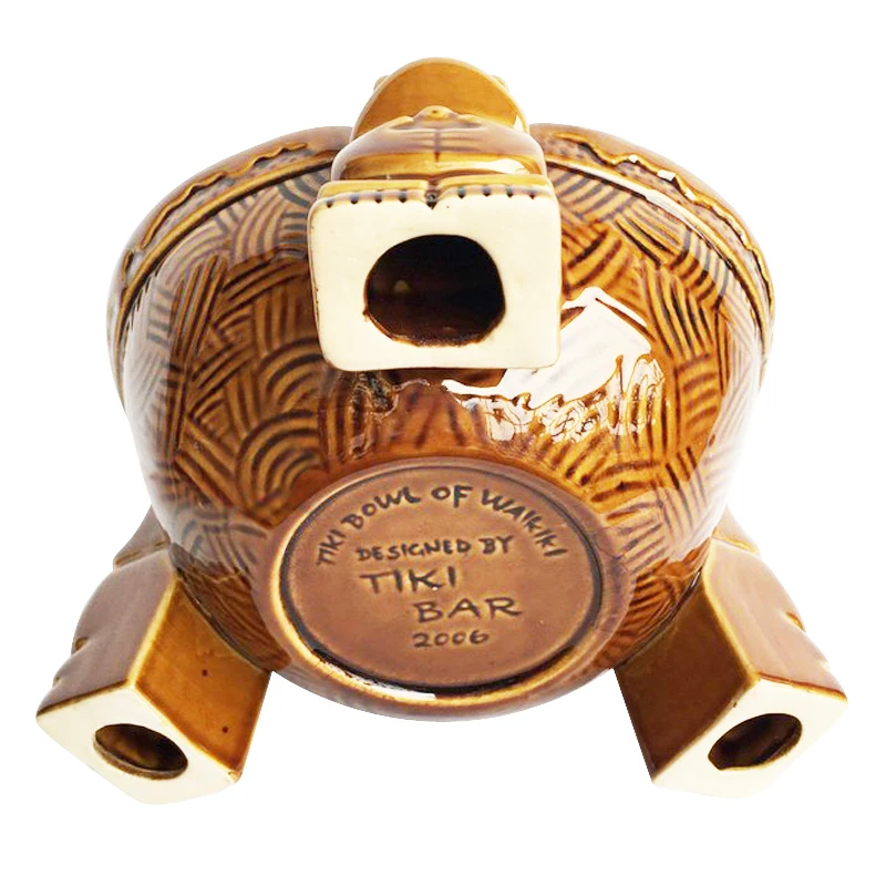 Керамическая пробойная чаша Tiki Waikiki чашка Tiki|tiki|bowlbowl ceramic |