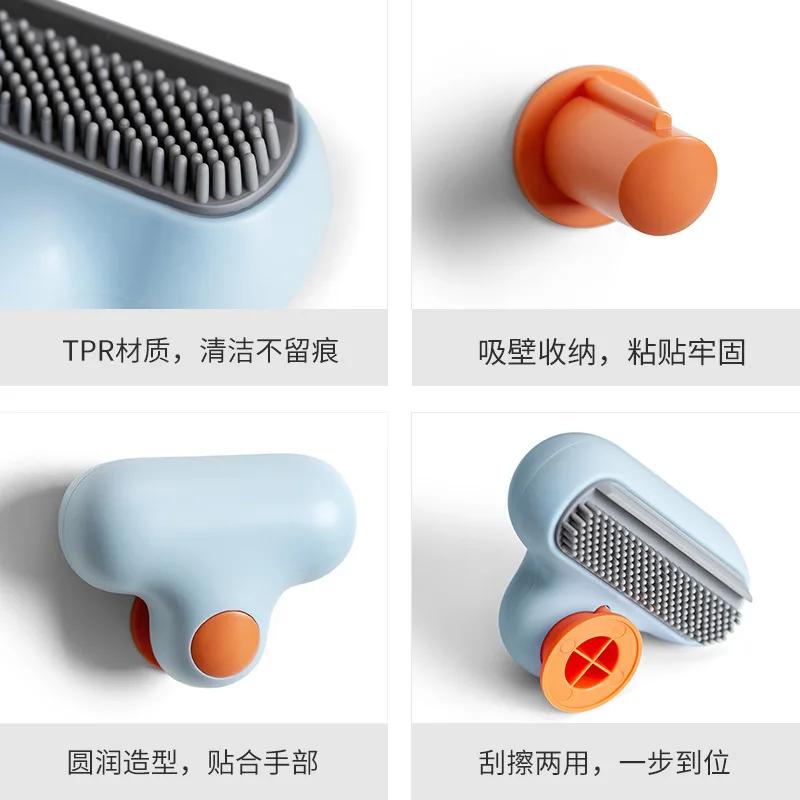 

New Artifact Small T Mirror Repeatedly Wiper Tool Cleaner Wipe Glass Absorbent Tpr Glass Cleaner Home Cleaning Products