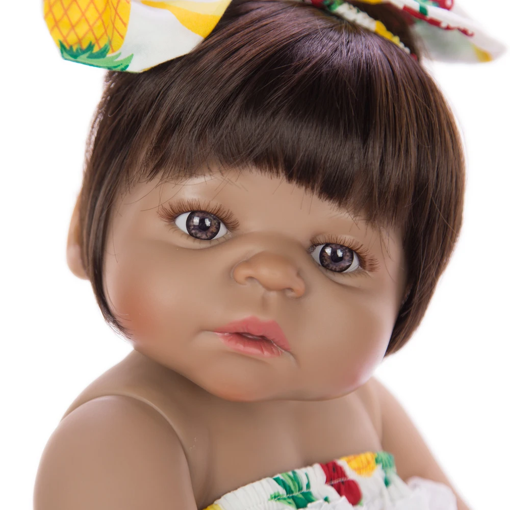 Кукла младенец KUKADOLL 23 дюйма полностью силиконовая 57 см Реалистичная кукла