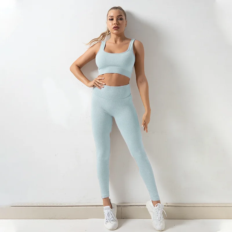 

Hot selling seamless knitting hip lifting, body-building and quick drying Yoga Fitness suit, women's breech revealing pants
