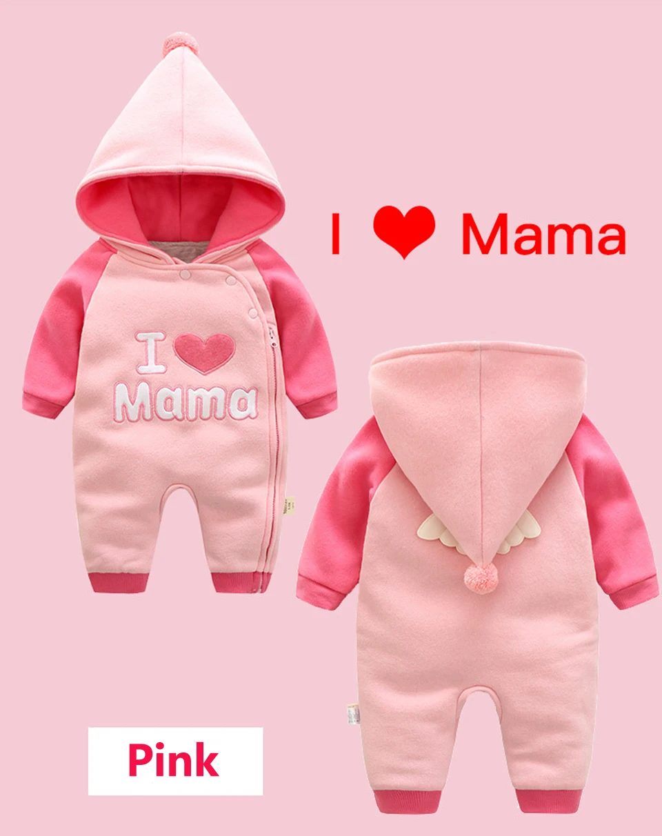 Боди для новорожденных хлопок I Love Papa Mama дизайн печати Зима Весна Боди Одежда комбинезон короткая одежда для маленьких девочек