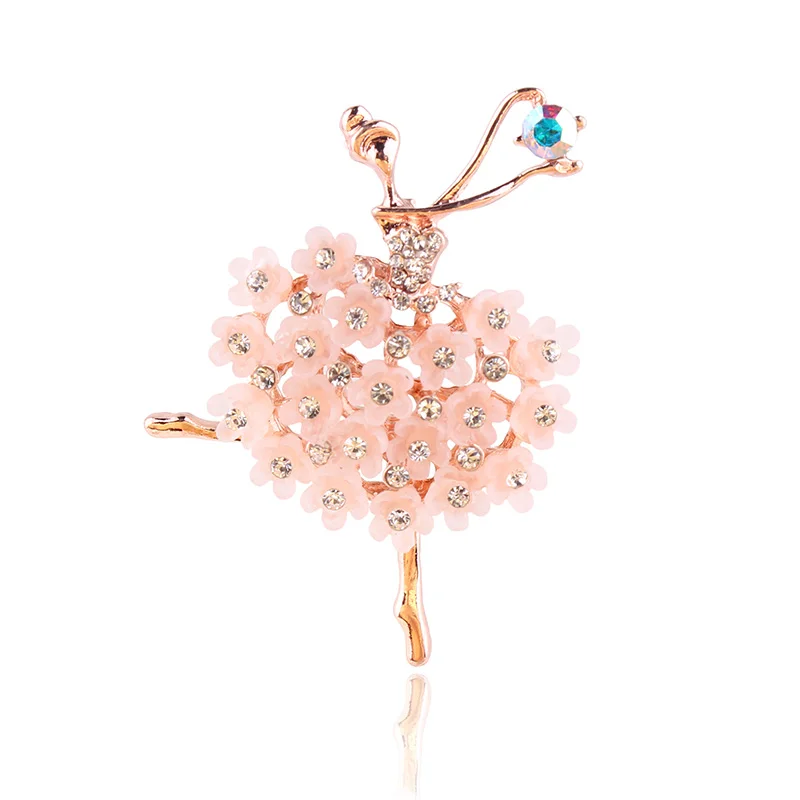 TODOX женские броши красивая в виде танцующей девочки с булавки украшением