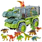Детский Большой инерционный динозавр, инженерный автомобиль, экскаватор, устойчивый к падению, для мальчиков, обучающий, игрушечный транспортный грузовик