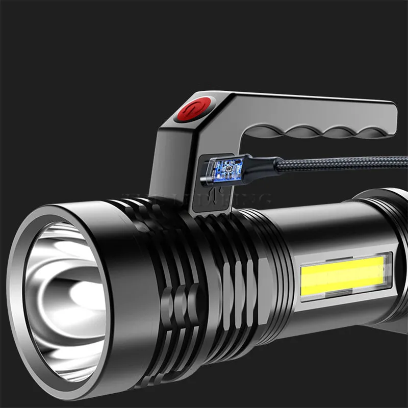 Светодиодный фонарик дальнего действия с зарядкой от USB|Фонарики и осветительные