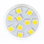 2 шт.лот светодиодная MR11(GU4,GZ4) света 10LED 5060 SMD широкий вольт (ACDC 12-24V) белыйтеплый белый 2W галогенные лампы чашки Форма лампы прозрачное стекло