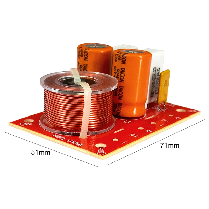 

80W 2 Manier Hi-Fi Audio Treble Bass Speaker Frequentieverdeler Stereo Crossover Filters Voor 4-8ohm Speaker Als foto toont