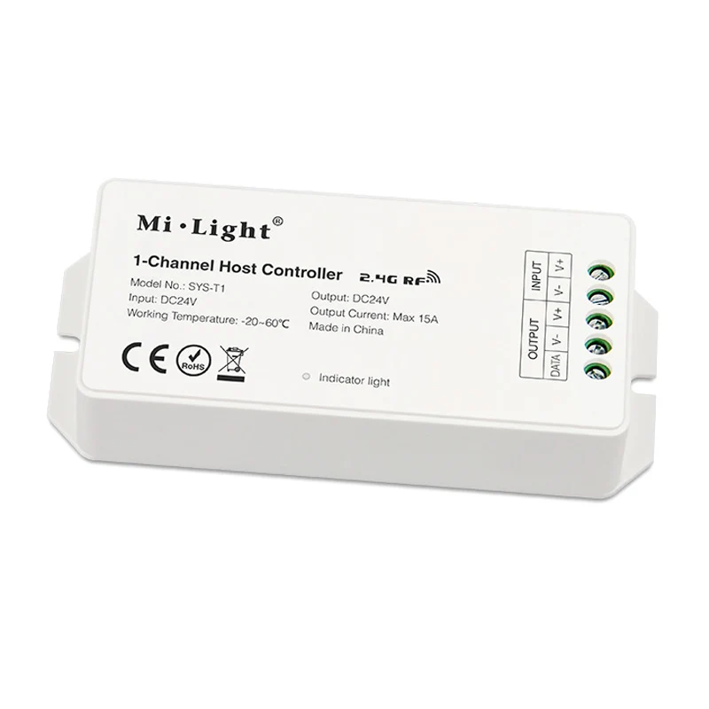 MiBOXER DC24V SYS T1 1CH хост контроллер T2 усилитель мощности сигнала Подчиненная лампа