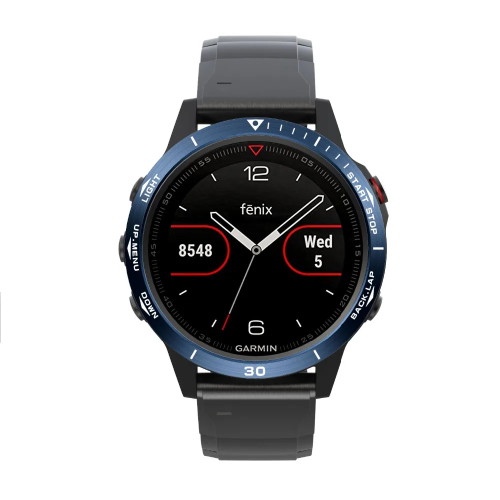 Безель, кольцо, умные аксессуары для Garmin Fenix 5 5X3 3HR, браслет для часов, клейкая крышка, металлическое кольцо с защитой от царапин, Безель