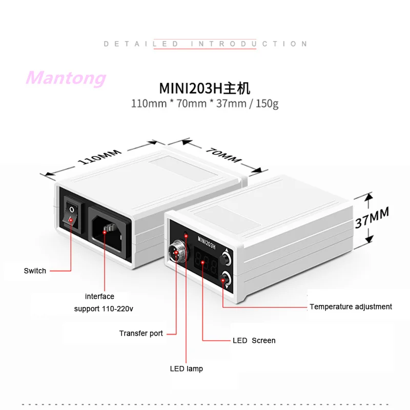 

WL MINI203H function welding platform for iPhone X/XS 11 11pro/Max CPU face ID Mainboard heating table can used soldering iron