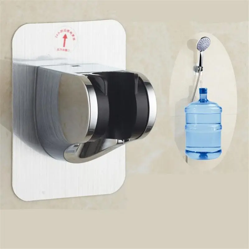 

Useful Adjustable Polished Self-adhesive Handheld Suction Up Drill-free Shower Head Holder Showerhead Rack Punch-free Adjustable