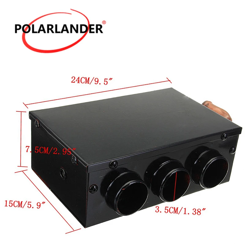 Автомобильный нагреватель медная водная труба низкий уровень шума интерьер зима