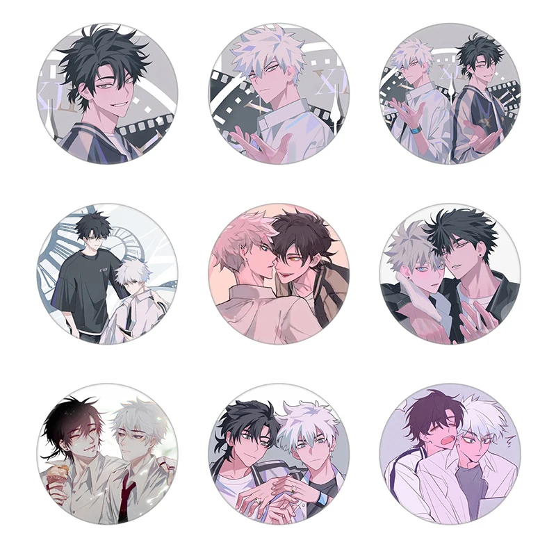 

Брошь в стиле аниме агент времени аксессуары для косплея Cheng Xiaoshi Lu Guang Cartton металлический значок булавка подарочные пуговицы коллекционный ...