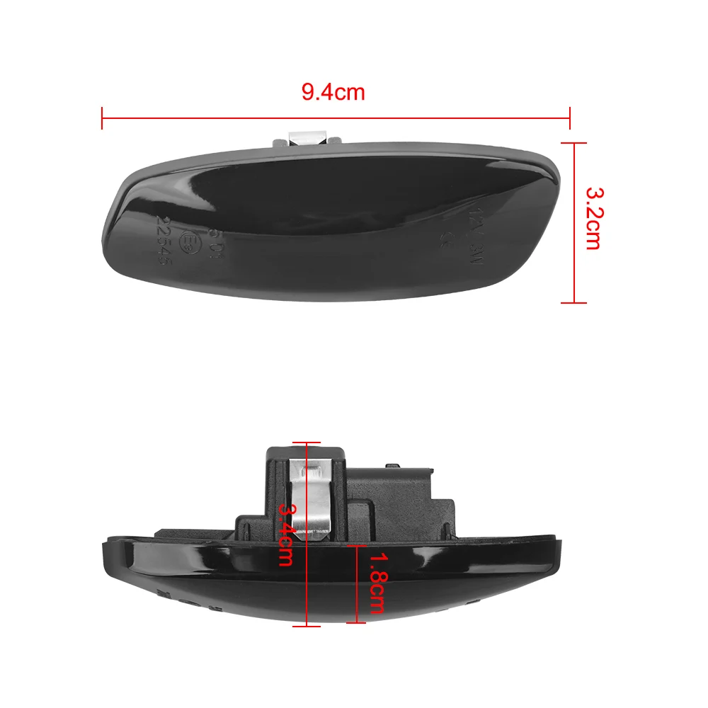 

Flashing Car Side Marker Light Turn Signal Lamp Lateral Error Free For Citroen C4 C3 C5 DS4 DS3 Peugeot 308 207 3008 5008 CRZ