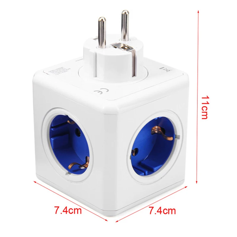 Мульти штекер сетевой фильтр умная розетка разъем портативный адаптер для