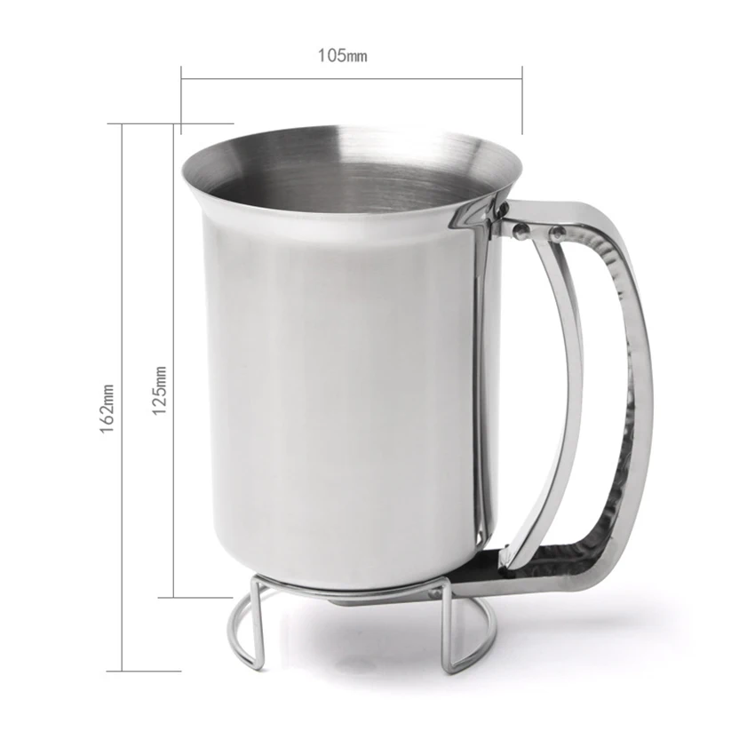 Ручной Дозатор для блинов из нержавеющей стали Воронка кексов и теста выпечки