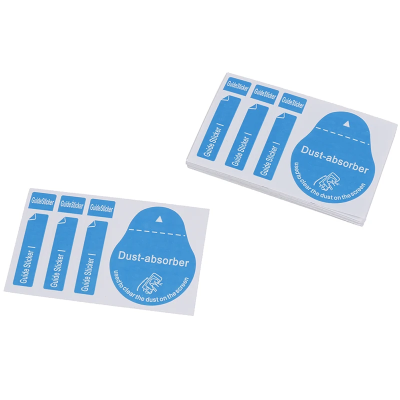 

30Pcs Cell phone dust absorber dedust sticker screen protectors wet dry wipe paper for Camera Lens LCD Screens Dust Papers