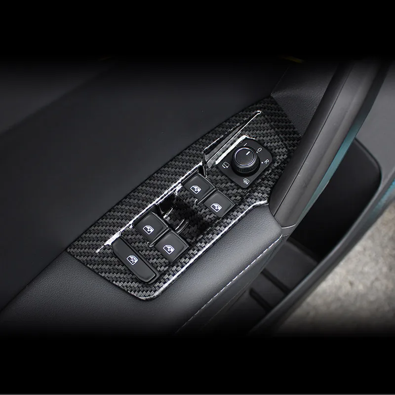 For VW Volkswagen Tiguan mk2 2016 17 18 2019 2020 2021 Door glass lift switch panel inner armrest decorative frame modification |