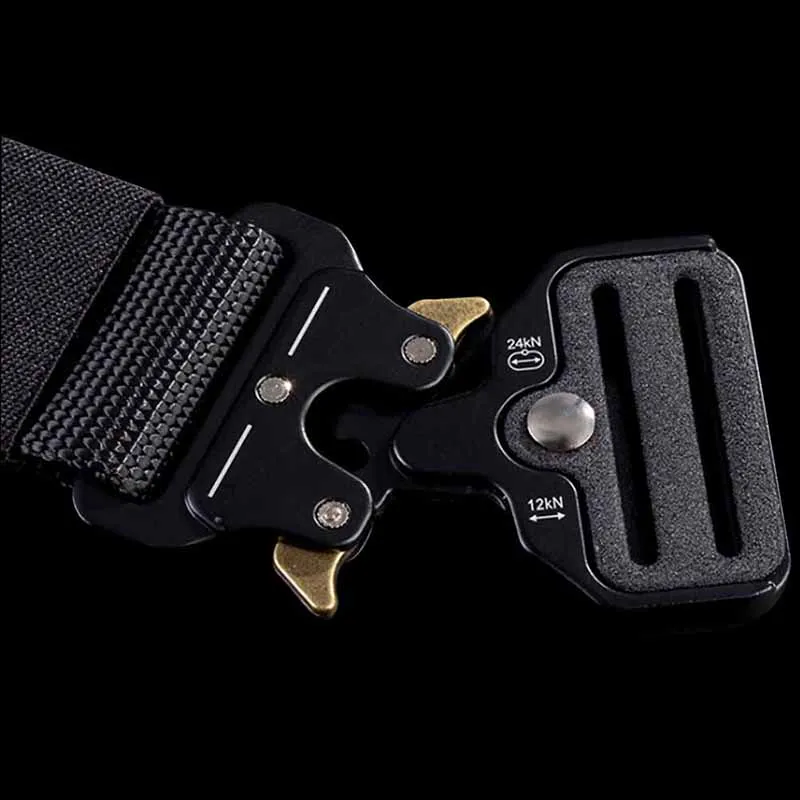 

Army Belt Outdoor Tactical Nylon Belt Hunting Active Belt Military Metal Buckle Men Jeans Belt Gifts for Men