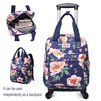 2021 designer suitcase set trolley travel bags for women luxury luggage sets cart carry on luggage with wheels shoppers backpack