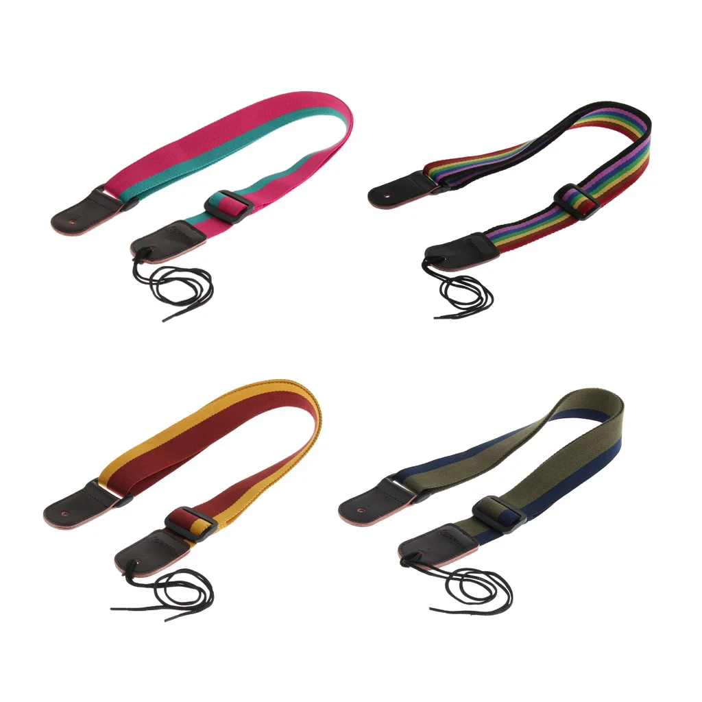 

Adjustable Cotton Ukulele Strap Belt with Buckle For Mini Guitar Instrument