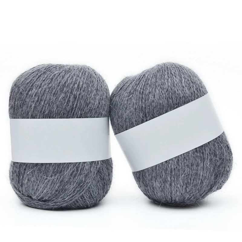 Мягкая норковая бархатная шерстяная пряжа для ручного вязания роскошная длинная