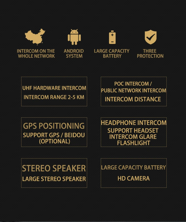 3g Wcdma Защищенный телефон Android с UHF 2W домофон PTT
