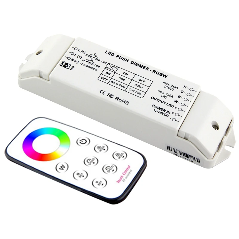 Top Led Rgb Rgbw Strip Controller Dc12V 3Ax3Ch 9Ax1Ch Output Multi Function 4096 Light Level Bc-420 | Электроника