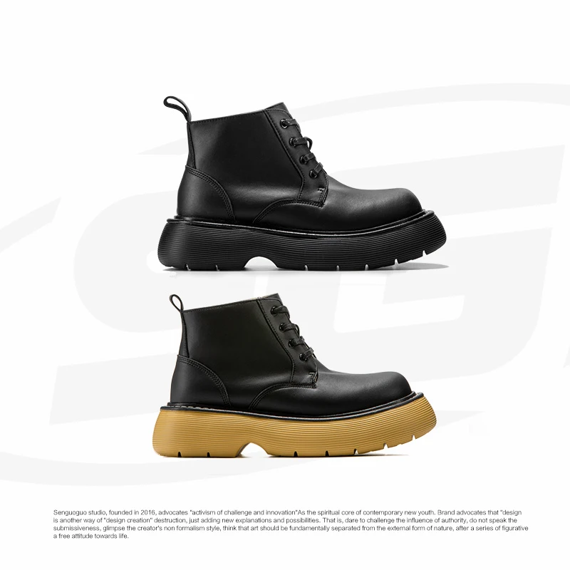 

Мужская повседневная обувь Сапоги Ботинки мужские из натуральной кожи, винтажные, на шнуровке, повседневные, для инструментов, в американск...