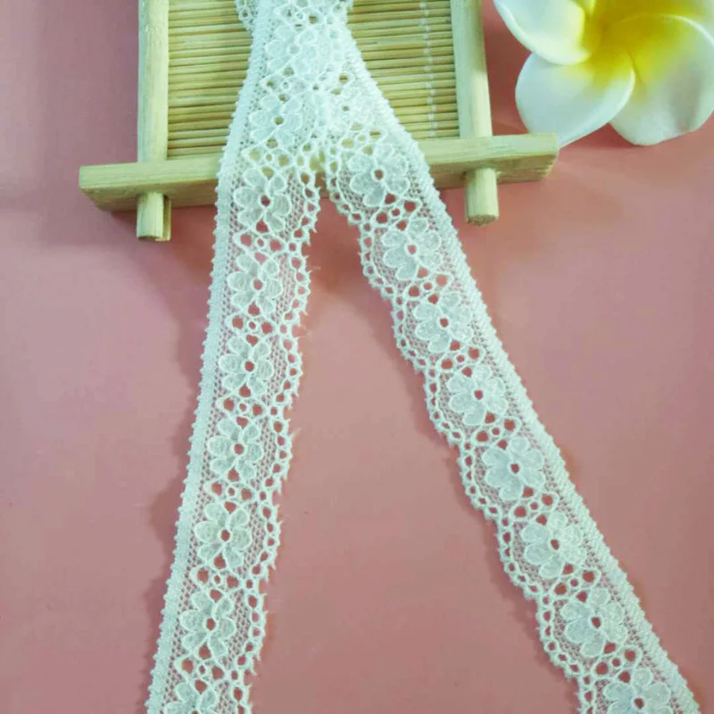 18 мм 5 ярдов кружевные ленты с отделкой свадебное украшение ручной работы вышитое