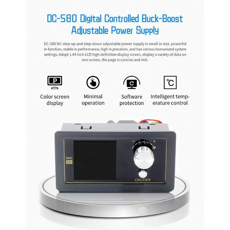DC-580 понижающий модуль источника питания с постоянным напряжением и ЖК-дисплеем |