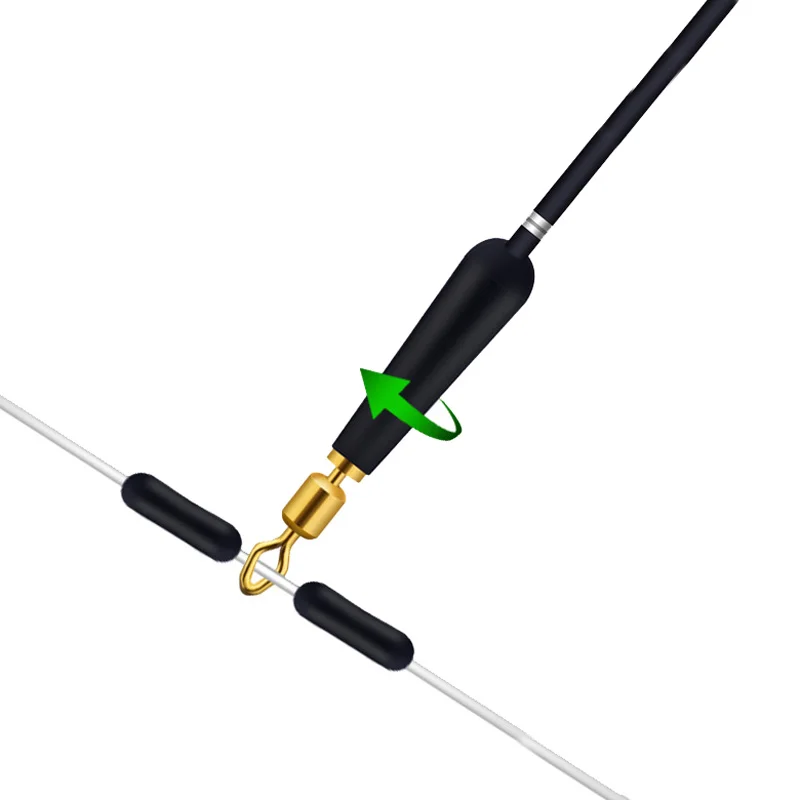 30 шт./лот Медная головка рыболовные снасти блок вращения поплавок отдых дрейф