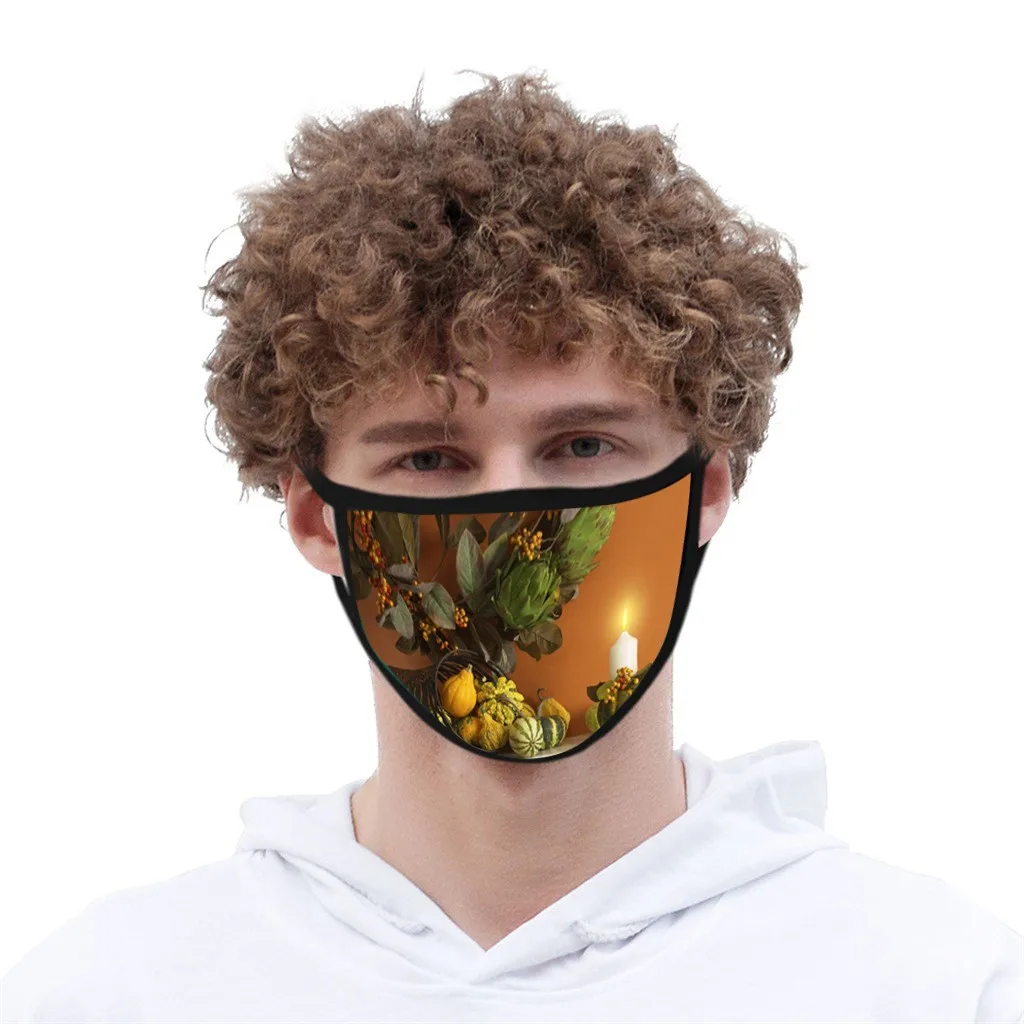 

1PC Outdoor Men Women Face Maske Washable Reusable Mouth Cover Printed Breathable Face maak Mascarilla Face-mack