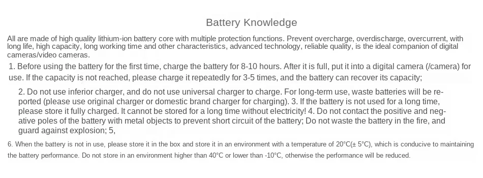

Factory direct EN-EL12 battery ENEL12 camera battery digital camera rechargeable battery