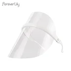 Светодиодный маска для лица фотон светильник терапия светодиодный маска для лица с шеи омоложения кожи анти-против морщин, обладает отбеливающим эффектом, Красота обработки средство для ухода за кожей