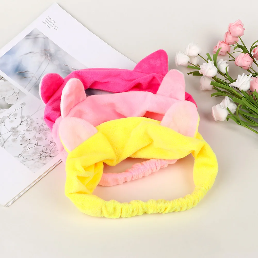 1 шт. новинка милая повязка на голову с кошачьими ушками для женщин и девочек