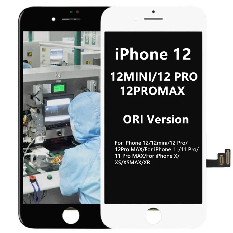 LCD For iPhone 12/12 mini/12 Pro/12 ProMAX display Ori quality Replacement with Touch Screen For iPhone 11 LCD For iPhone X LCD