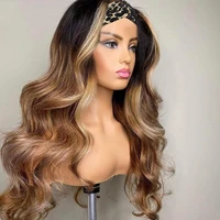 blg ombre human hair wigs body wave headband wigs for black women 150 density brazilian remy human hair wigs