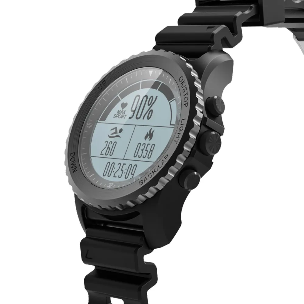 Smartch S968 Bluetooth Смарт часы телефон gps для мужчин мониторинг сердечного ритма IP68