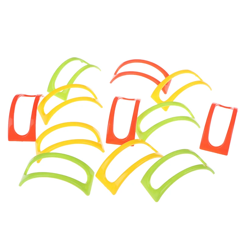 12 шт цветной пластиковый держатель Taco для раковины подставка защитная пластина