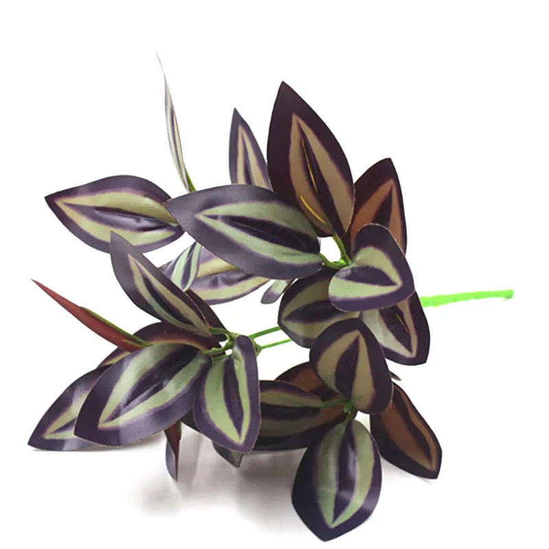 

Artificial Plants Green Grass Plastic Plants Wall Garden Home Decoration Fake green plant Leaves Simulation Green PlantS