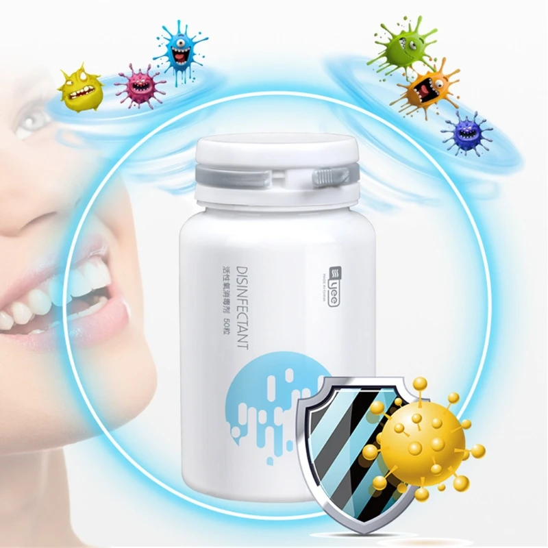 50 шт./упаковка шипучие таблетки для дезинфекции травы | Дом и сад