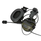 Шлем COMTAC II с кронштейном для дуговой направляющей, тактическая гарнитура, наушники для страйкбола с шумоподавлением, гарнитура для охоты и стрельбы