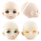 Аксессуары для кукол Bjd, крышка с открывающейся головой, 3-точечный макияж сделай сам для 60 см, для маленьких мальчиков, кукол, 3D глаз, подарок для девочек