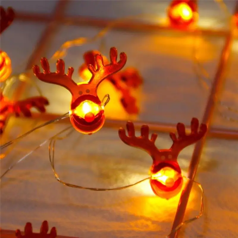 

Super Bright Snowflake Snowman String Christmas String Outdoor Festival Wedding Yard Romantic 20LED Battery Box Landscape Lamp